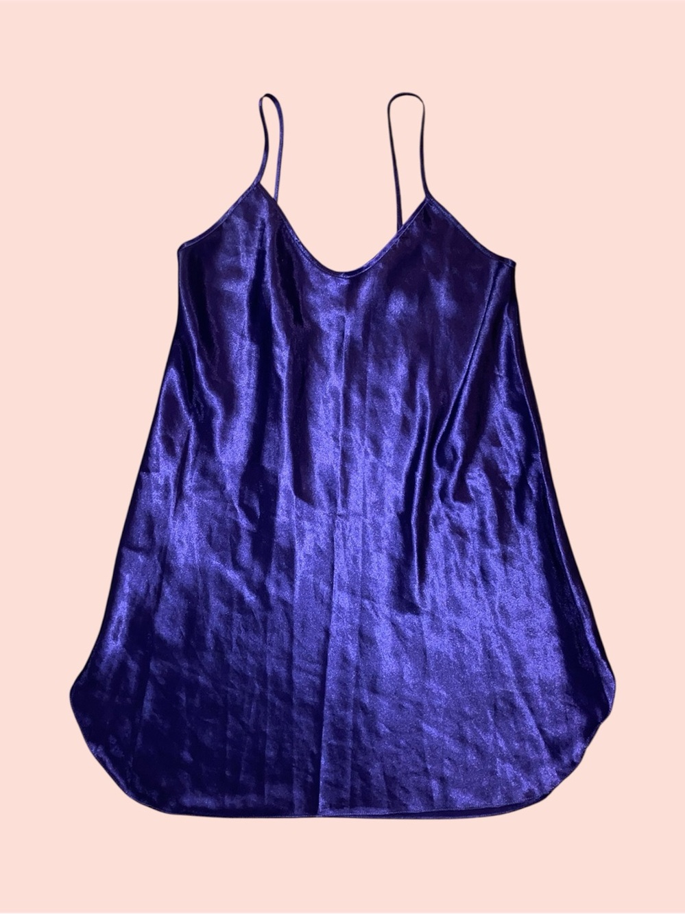 Purple Satin Slip